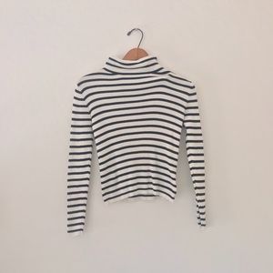 H&M kids striped turtleneck sweater